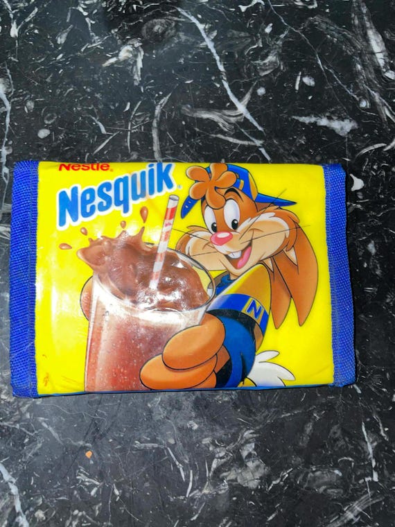 Vintage Nesquik Nestle Yellow Wallet, Condition