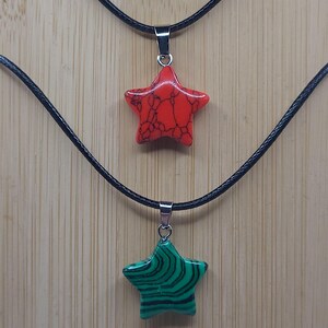 Kristall-Stern-Halskette - zierlicher Edelstein-Anhänger für Träume, Magie & Absichten, himmlisches Schmuckgeschenk