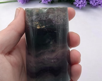 Rainbow Fluorite Crystal Lamp B – Tranquil home decor