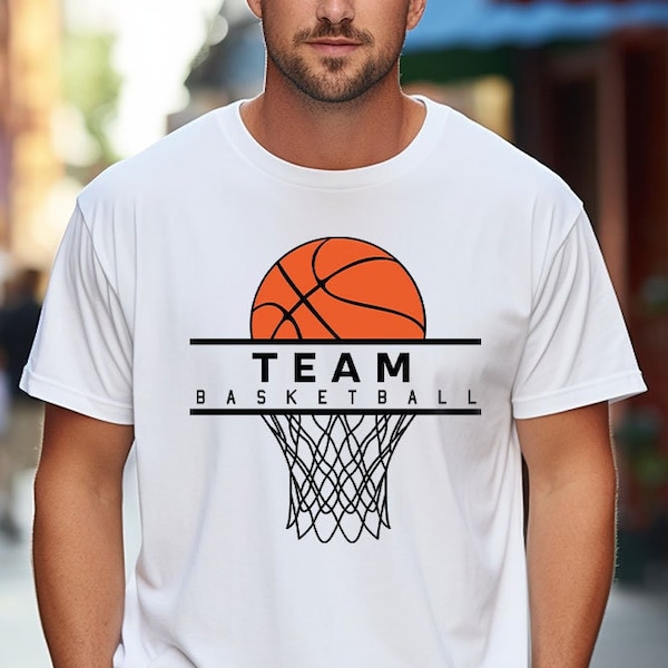 Basketball Team Name Here, Basketball Fan Gift, Basketball Tshirt, Basketball Player Shirt, Basketball Coach Gift, Custom Basketball Shirt