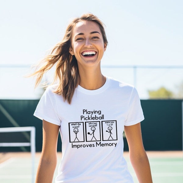 Pickleball Player Shirt, Funny Pickleball Gifts, Pickleball Clothing, Sport Graphic Tees, Women Vneck Tshirt, Shirts for Men, Gift for Her