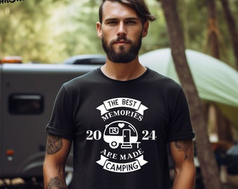 The Best Camping Tee, Camping 2024 Shirt, Camper Tshirt, Camp Shirt, Gift for Camper, Best Camp Shirt, Happy Camper Shirt, Camping Life Tees
