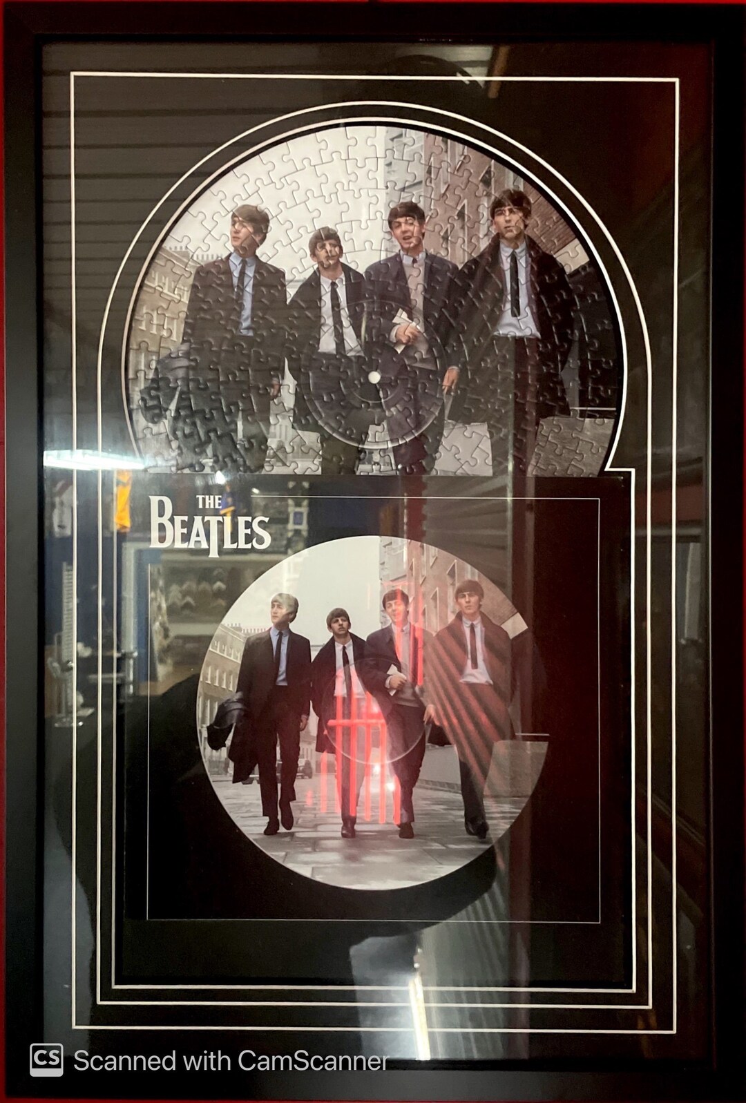 The Beatles Puzzle Record Memorabilia Framed - Etsy
