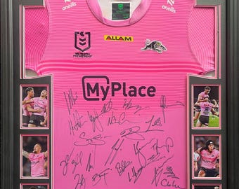 Penrith Panthers 2024 Premiers Full Squad Signed Jersey with Certificate of Authenticity