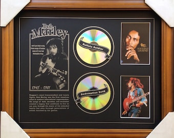 BOB Marley Memorabilia Framed
