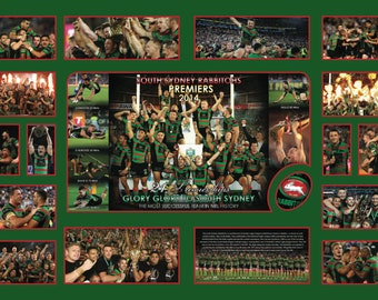South Sydney Rabbithos 2014 Premiers Limited Edition Comes with Certificate of Limitation