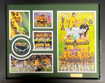 The Matildas Memorabilia Framed
