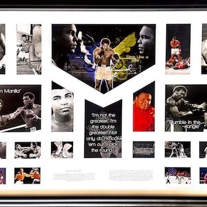 Muhammad Ali limited Edition Framed Memorabillia with Certficate Of Limitation
