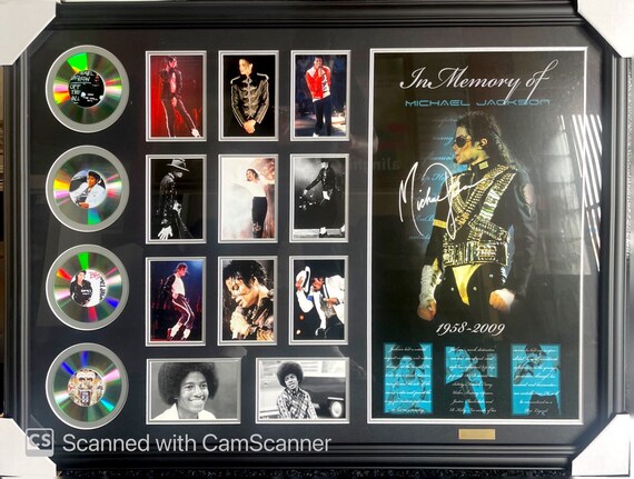 Micheal Jackson Limited Edition Comes with Certificate of Limitation and Frame