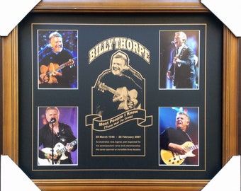 Billy Thorpe Memorabilia Framed
