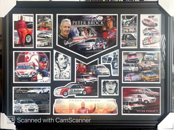 Peter Brock Limited Edition Comes with Certificate of Limitation and Frame