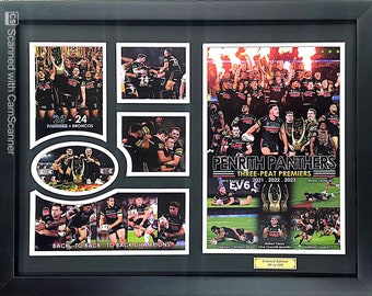 Penrith Panthers Three Peat Premiers Limited Edition memorabilia