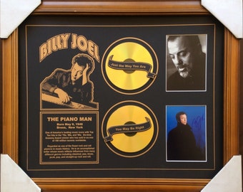 Billy Joel Memorabilia Framed
