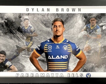 Dylan Brown Parramatta eels Memorabilia Framed