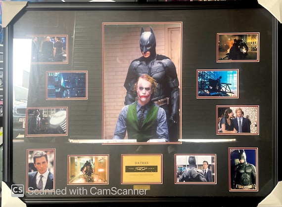 Batman The Dark Knight Limited Edition Comes with Certificate of Limitation and Frame