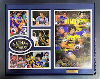 Nathan Hindmarsh Memorabillia Framed
