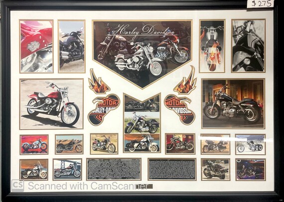 Harley Davidson Limited Edition Comes with Certificate of Limitation and Frame