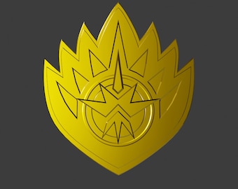 Guardians of the Galaxy Vol. 3 Inspired Front Emblem 3D Model