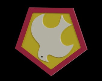 Peacemaker Chest Logo 3D Model