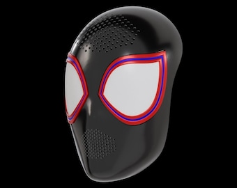 Miles In The Spider Verse Gesichtsschale 3D File