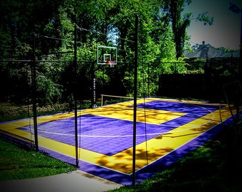 Custom Basketball Court | Sports Court | Pickleball Court (Contact Us For Pickleball Quotation) | Basketball | Read Description B4 Ordering