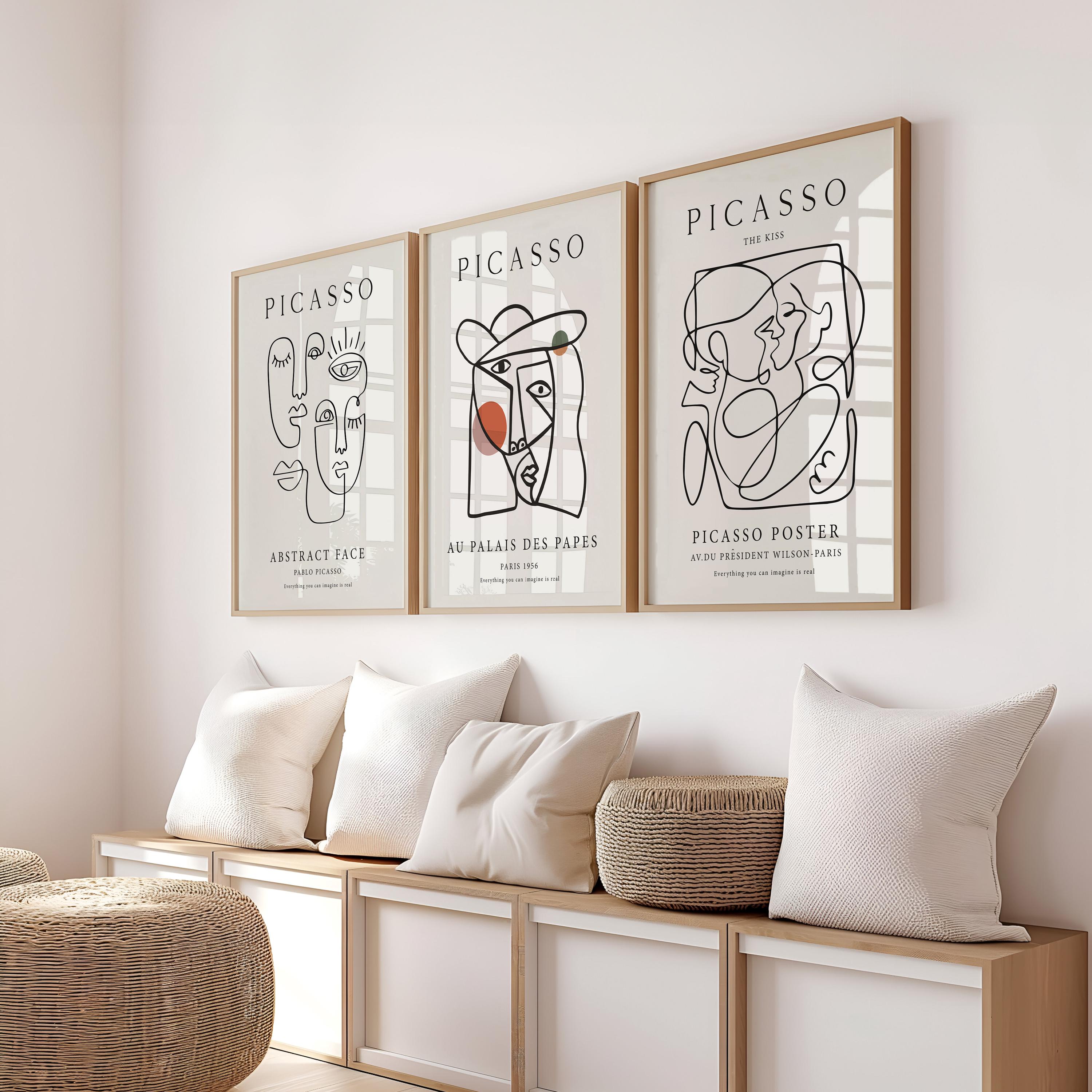 Picasso line drawing - Etsy 日本