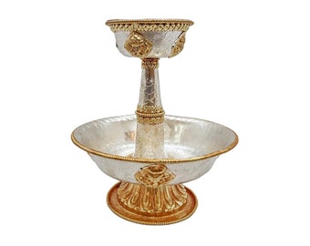 7 inch, Serkyem Offering Or The Golden Drink Offering Gold And Silver Plated, Aka Sergem, Sirkim
