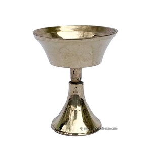 Copper Butter Lamp, Buddhist Ritual Items, Glossy