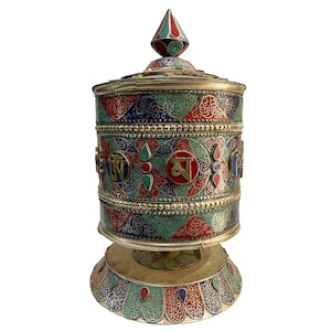 12 inch, Table Prayer Wheel Big Size, Sikku