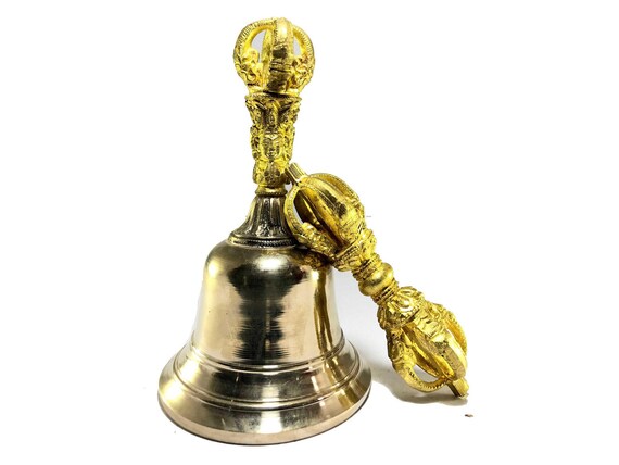 Buy 6 Inch, Bronze Bell and Dorje, Vajra Ghanti Online in India - Etsy