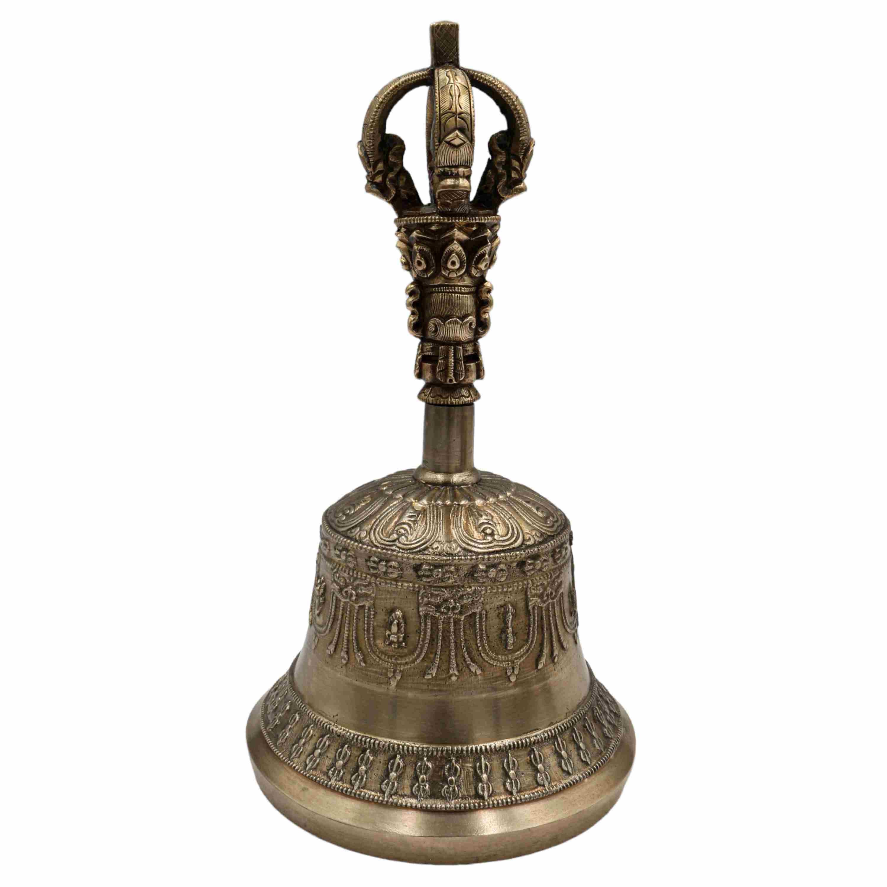 High Quality, Pure Bronze Bell and Dorje, Vajra, Ritual Tools of