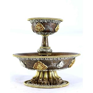 9 inch, Copper Serkyem Offering Or The Golden Drink Offering
