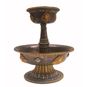 10 inch, Copper Serkyem Offering Or The Golden Drink Offering