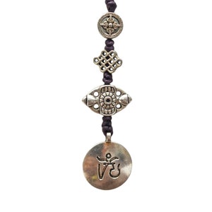 5 inch, Buddhist Ritual Amulet Hanging With Mandala, For Wall, Altar, Bags And Keyring