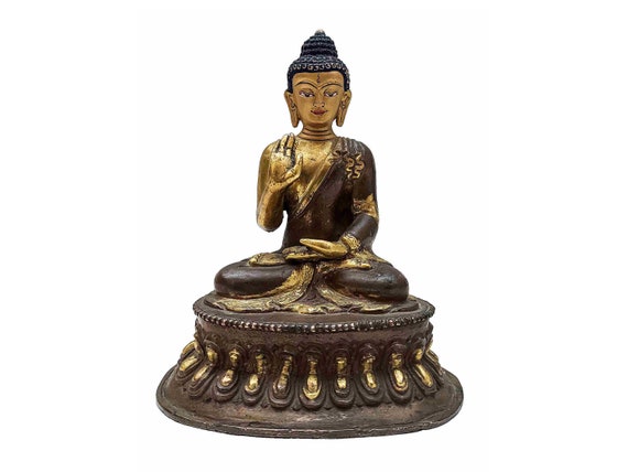 貴重な手作りの大変古い仏像