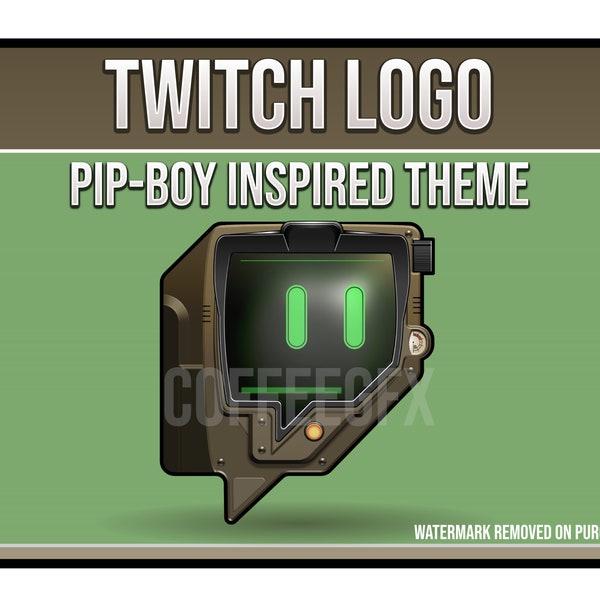 Twitch Logo Fallout/Pip-Boy Inspired Overlay