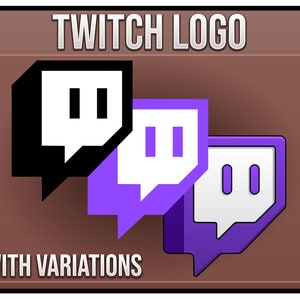 Twitch-logo transparante overlay