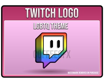 Twitch Logo LGBTQ Overlay