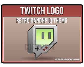 Twitch Logo Retro Gameboy Inspired Overlay