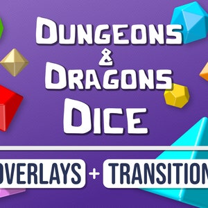 Dungeons and Dragons Würfel | Animierte | Overlays | Grafik | Übergang
