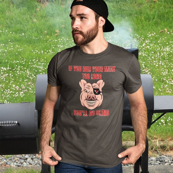 Bbq Smoker Shirt, Pork Butt Meat Rub, Grill Smoker, Funny Barbecue Gifts, Grilling Shirts, Pig Butt, Pulled Pork, Cookout Dad Joke Gift Tee