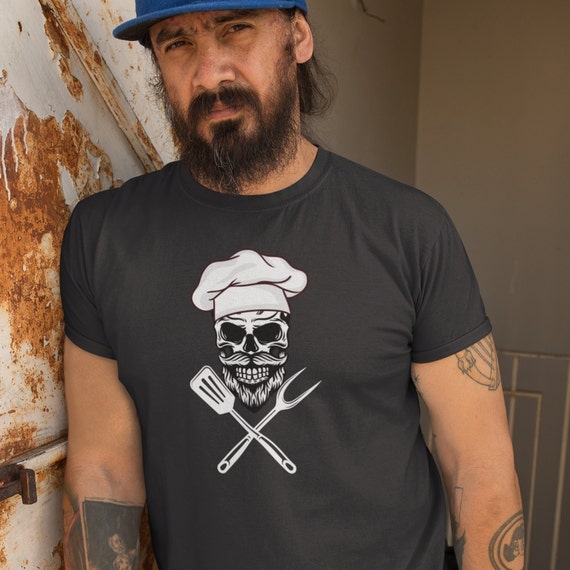 Chef skull top t shirt