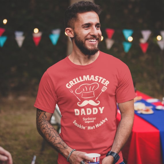 Grilling Shirt, Grillmaster Daddy, Barbecue Legend, Smokin Hot Hubby, Shirt for Dad, Grill Gift, Husband T-shirt, Funny BBQ, Meat Smoker