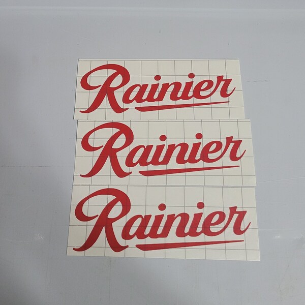 3 Rainier beer decal pack made oracle 651 vinyl a transferable sticker 6+ years life span Car Graphic | Beer | Vinyl Car Truck Wall Decals