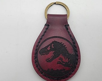 Jurassic Park Logo Keychain