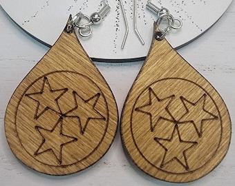 TriStar Tennessee Dangle Earrings