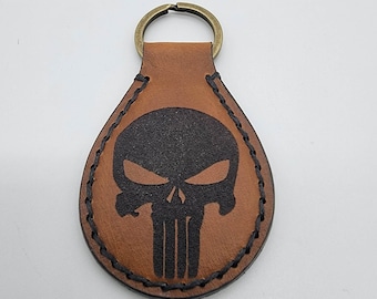 Punisher Skull Keychain