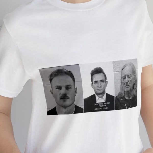 Outlaw Trio Shirt - Mugshot T-Shirt, Git for her, Gift For Him