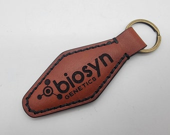 Biosyn Leather Keychain