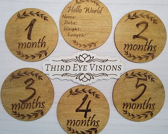 Baby Milestone Markers, Picture Props